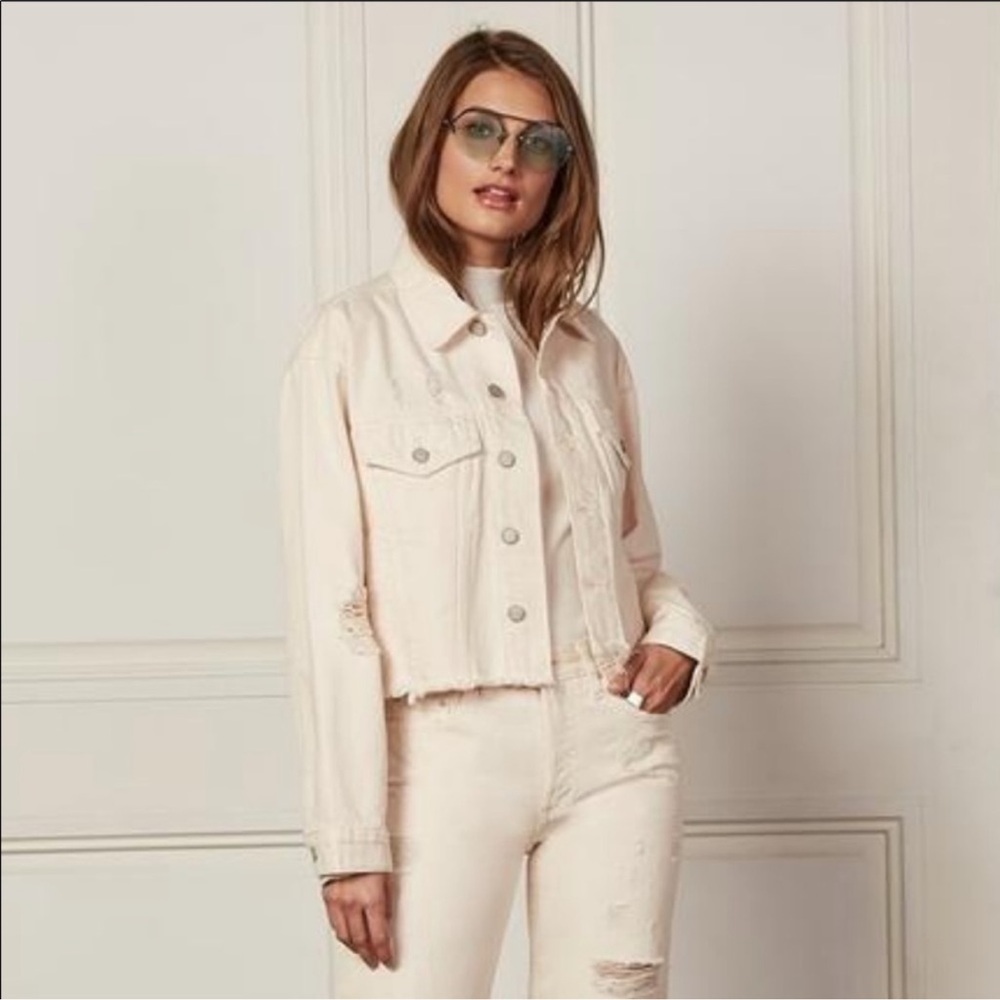 Boyish Denim Beige Jean Jacket S